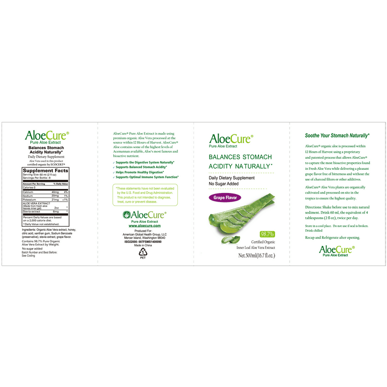 Aloecure for top acid reflux