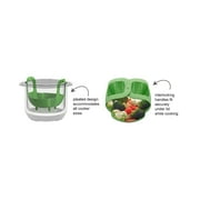 Instant Pot Steamer Basket Official Silicone Accessory, Compatible with 6-quart and 8-quart Cookers in Green