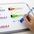 thumbnail image 3 of BAZIC Magnetic Dry Erase Marker, Fine Tip Bright Colors Whiteboard Pen (6/Pack), 2-Packs, 3 of 6