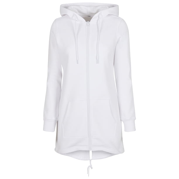 Build Your Brand - Parka Sweat para Mujer (Blanco) Build Your Brand UTRW7995_white