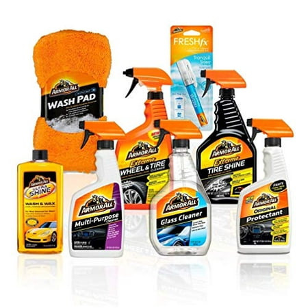 Armor All Premier Car Care Cleaning and Wash Kit (8 Items)