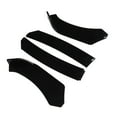 thumbnail image 4 of Front Bumper Lip Spoiler, ABS Bright Black Front Bumper Chin Splitter Bendable Strong Adhesion Anti Collision  For Vehicle, 4 of 8