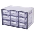 thumbnail image 1 of Organizador Multiusos con 9 Cajones Gris Litem Sysmax Up System Multibox Mini | Compacto, Resistente y Ideal para Oficina, Hogar y Taller, 1 of 5