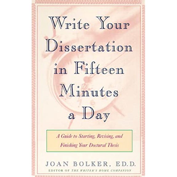 Pre-Owned Writing Your Dissertation in Fifteen Min Paperback