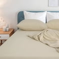 thumbnail image 6 of Unique Bargains 4 Piece Brushed Polyester Bed Sheets Set Twin Khaki, 6 of 8