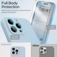 thumbnail image 3 of for iPhone 16 Pro Max Case, Liquid Silicone Case with Camera Protection Soft Gel Rubber Cover with Microfiber Lining Shockproof Protective Phone Case for iPhone 16 Pro Max 6.9", Light Brown, 3 of 5