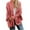 Watermelon Red, variant on qucoqpe Womens 2025 Fall Winter Long Sleeve Slouchy Soft Cable Knit Cardigan Open Front Chunky Oversized Cardigan Sweater