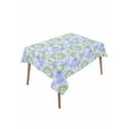 thumbnail image 2 of Blue Teal Tablecloth Rectangle Table Cloth 60x84, Waterproof Tablecloth Outdoor Table Cloth, Modern Tie Dyeing Contemporary Abstract Art Washable Table Cover for Kitchen Dinning Party, 2 of 8