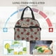 thumbnail image 4 of Fotbe Leopard Print Rose Bolsa de Almuerzo con Estampado, Lonchera Aislada, Contenedores de Comida Reutilizables Tipo Cooler a Prueba de Fugas, 4 of 7
