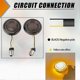 thumbnail image 3 of Motorcycle Smoked LED Turn Signal Light Yellow Steering Lamp 1156 for Harley Touring Sportster XL883, 3 of 5