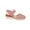 Pink, variant on CFLVAEK Women's Closed Toe Sandals Arch Support Comfort Soft Footbed Flat Sandals Low Wedge Summer Indoor Outdoor Sandal Plus Size 2025 Size 10