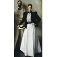 thumbnail image 2 of Sargent, John Singer 14x24 Black Ornate Wood Framed with Double Matting Museum Art Print Titled - Mr. and Mrs. I. N. Phelps Stokes, 2 of 4