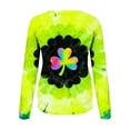 thumbnail image 5 of Womens St Patricks Day Tops Long Sleeve Crew Neck Pullover Irish Green Sweatshirt St Patrick's Day Shamrock Graphic Shirts, 5 of 7