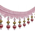 thumbnail image 3 of Tassel Fringe Trim Beaded Tassel Fringing Trimmings Ball Fringe Lampshades Trim Sewing Fringe Fring Trimming Upholstery Drapery 6 Yards, 3 of 4