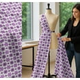 thumbnail image 5 of Soimoi Cotton Poplin Fabric Snow Flakes Floral Print Sewing Fabric Yard 56 Inch Wide, 5 of 7