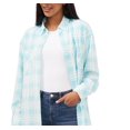 thumbnail image 2 of Riley & Rae Womens Plaid Midi Shirtdress, 2 of 3