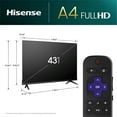 thumbnail image 2 of Hisense 43A4NR 43 inch Class A4 Series FHD Roku Smart TV, 2 of 8