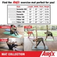 thumbnail image 6 of AIREX Fitline 140 Cushioned Foam Fitness Mat for Yoga & Pilates, Aqua, 6 of 6