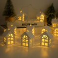 thumbnail image 4 of Guirnalda de luces LED de madera para casa de Navidad, 2 m, 10 ledes, 2025, para colgar en el hogar, adornos para árbol de Navidad, lámpara de decoración para Año Nuevo, 4 of 5