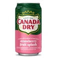thumbnail image 3 of Canada Dry Caffeine Free Fruit Splash Strawberry Ginger Ale Soda Pop, 12 fl oz, 12 Pack Cans, 3 of 7