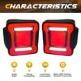 thumbnail image 4 of AMERICAN MODIFIED Red Lens Tunnel Tail Lights for 07-18 Jeep Wrangler JK JKU, 4 of 10