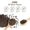 thumbnail image 7 of Organic Way Whole Black Pepper (Black Tellicherry Peppercorn) - Grinder Refill | Adds Flavour | Organic & Kosher Certified | Non GMO & Gluten Free | USDA Certified | Origin - India (1/4 LBS / 4 Oz), 7 of 7