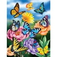 thumbnail image 1 of Diamond Drill Pansy 5D Kits de pintura DIY Full Round Wall Decor Art Craft (B5625) Hugtrwg Para estrenar, 1 of 9