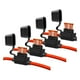 thumbnail image 4 of 4x portafusibles en línea, 10 AWG 12V Atc fusibles agregar un portafusibles de circuito para automóvil, portafusibles automotriz para, 4 of 7
