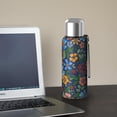 thumbnail image 5 of 20 Oz Pioneer Flower Coffee Tumbler Double Wall Insulated Stainless Steel Water Bottle | Metal Reusable Thermoses Flask with Cup Cap | Leak & Sweat Proof with Anti-Dust Lid, 5 of 7