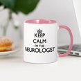 thumbnail image 3 of CafePress - Keep Calm I'm The Neurologist Mugs - 11 oz Ceramic Mug - Novelty Coffee Tea Cup, 3 of 4
