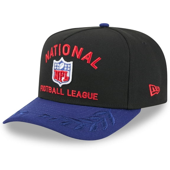 Men's New Era  Black/Navy NFL 2025 NFL Draft A-Frame 9FIFTY Snapback Hat