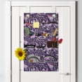 thumbnail image 2 of Spring Hanging Pocket Organizer, Nature Themed Image with Abstract Butterflies and Floral Branches, Printed Polyester Storage Bag with Pockets, 21" x 31", Dark Purple Multicolor, 2 of 2