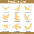 thumbnail image 2 of 9pcs 1.6x1.6 inch Golden Metal Stickers Butterfly Scroll Metal Stickers Self Adhesive Stickers Golden Epoxy Stickers Animal Theme Sticker for Scrapbooks Epoxy Resin Phone Decoration, 2 of 9