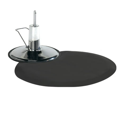 Barber Salon Styling Chair Mat Semi Circle 1/2" with Round ...