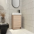 thumbnail image 2 of beingnext  16"/18" Bathroom Vanity with Sink for Small Bathroom,Single Sink Freestanding Bathroom Vanity with Soft Close Door 18.1"W x 10"D x 33.8"H -, 2 of 5