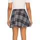 thumbnail image 2 of Women's Summer Basic Plaid Flared Pleated Mini Skater Skirt Blanco y Negro XL Blanco y Negro XL Xishao ropa, 2 of 2