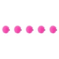 thumbnail image 1 of Guardoinrt Nouveau Faux Pompons Chouchou Élastique Porte-Queue Bandeau rose Rouge P 5Ensemble, 1 of 6
