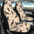 thumbnail image 3 of ZIATUBLE Dachshund Coffee Car Seat Covers Stretchy Vehicle Bucket Seat Cover Set 2 Packs Auto Seat Accessories Breathable Interior Vehicle Seat Protectors for Most Cars SUV Sedan, 3 of 7