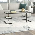 thumbnail image 2 of Evelyn&Zoe Circe 47" Wide Rectangular Coffee Table, Brass, 2 of 5