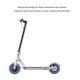 thumbnail image 3 of Scooter Eléctrico Absorción De Impactos Rueda De Scooter De Goma Sólida Diseño De Panal Neumático De Monopatín Resistente Al Desgaste Rueda De Amortiguación De Neumáticos No Neumáticos Eigraketly OD010402-01, 3 of 6