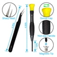 thumbnail image 3 of Juego de destornilladores Lengnoyp de precisión de 18 piezas con funda magnética, 3 of 6
