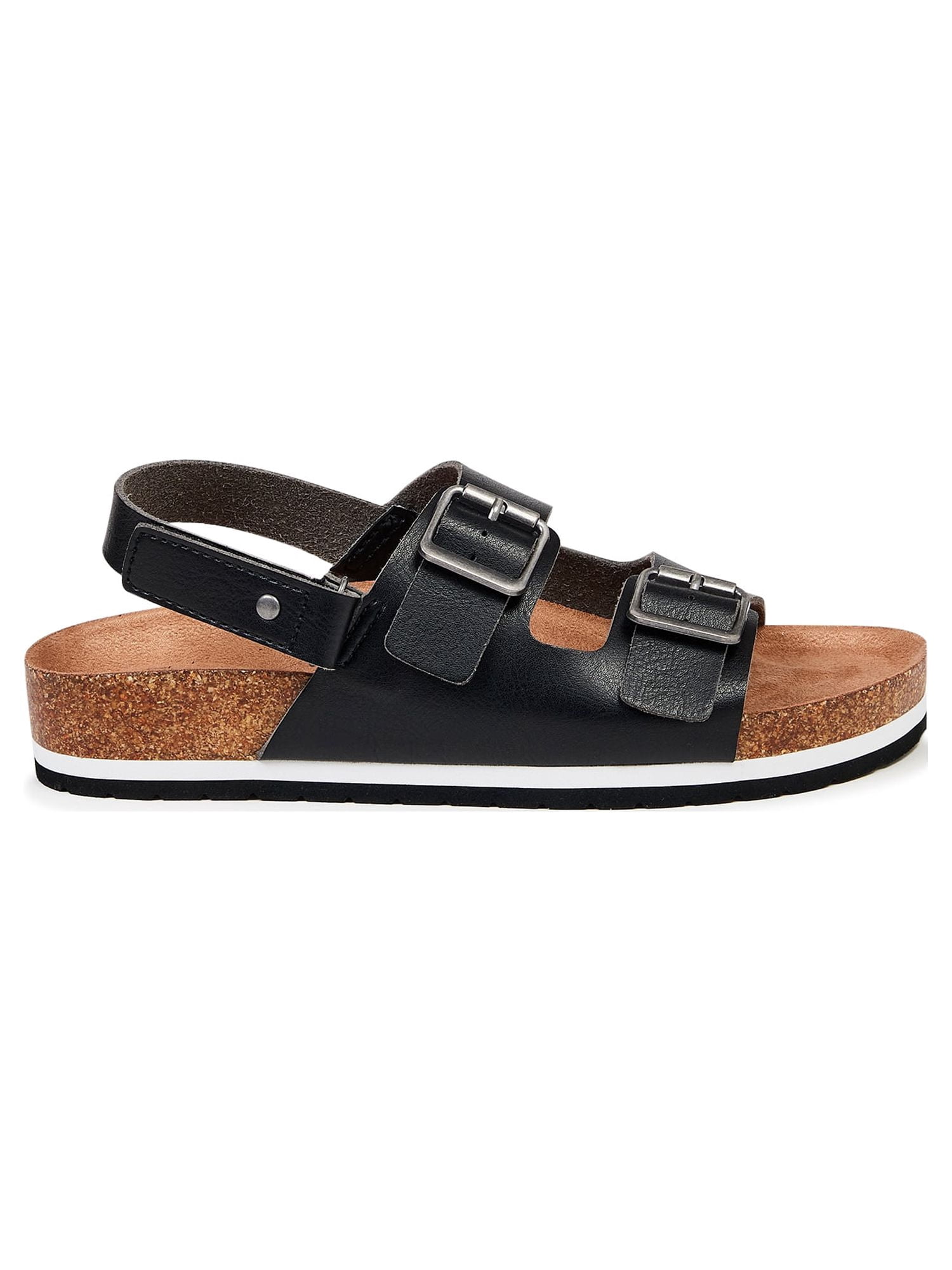 Time and Tru Women's Back Strap Footbed Sandals