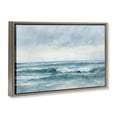 thumbnail image 3 of Stupell Industries Dramatic Moody Shore Brown Framed Floater Canvas Wall Art, design by LSR Design Studio, 21 x 31, 3 of 9