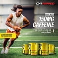 thumbnail image 4 of C4 Ripped Pre Workout Powder with Beta Alanine, 150mg Caffeine Energy Formula, Zero Sugar Creatine-Free Preworkout for Men & Women – Fruit Punch, 30 Servings, 4 of 5