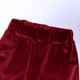 thumbnail image 5 of Ropa Para Niñas Pequeñas, Atuendo Para Niños Pequeños, Suéter Con Capucha De Terciopelo Dorado Para Otoño E Invierno, Top De Manga Larga, Pantalones Informales, Traje Rojo Odeerbi  LM103-7019, 5 of 8