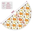 thumbnail image 3 of Rocae Squirrel Eating Nuts for Christmas Tree Skirt with Pom Pom Trim for Holiday Party for Holiday Home Decor Indoor Outdoor-48", 3 of 7