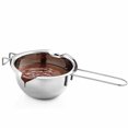 thumbnail image 4 of facefd 2 Pcs Bol de Fusion en Acier Inoxydable 201 Bol à Beurre Chocolat au Lait Accessoires de Cuisson, 4 of 9