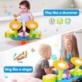 thumbnail image 4 of Batería Qirptey para niños de 1 a 3 años con bastones y micrófono, 4 of 6