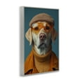 thumbnail image 4 of Stupell Industries Dog in Knit Fashion Animals & Insects Painting Gray Framed Art Print Wall Art, 12 x 18, 4 of 10