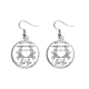 thumbnail image 1 of Descubra el cangrejo organismo marino Pendientes pendientes de plata colgantes joyas señora Unbranded M, 1 of 3